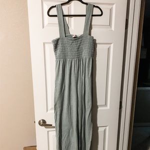 Free People, Teal/light blue jumpsuit, Size L